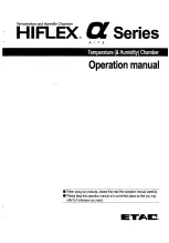 Etac HIFLEX A Series Operation Manual preview