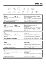 Предварительный просмотр 3 страницы Etac immedia IM140C Short Instruction