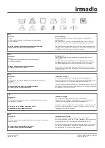 Предварительный просмотр 3 страницы Etac immedia IM2698121 Short Instruction