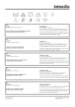 Предварительный просмотр 3 страницы Etac immedia IM429 Short Instruction