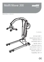 Preview for 1 page of Etac Molift Mover 300 User Manual