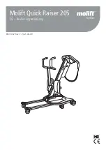 Preview for 23 page of Etac Molift Quick Raiser 205 User Manual