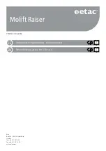 Preview for 1 page of Etac Molift Raiser Reconditioning Instructions
