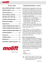 Предварительный просмотр 2 страницы Etac Molift Operator'S Manual