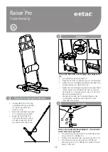 Preview for 12 page of Etac Raiser Pro Manual