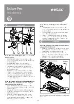 Preview for 13 page of Etac Raiser Pro Manual