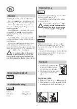 Preview for 8 page of Etac Swift Mobil 160 Manual