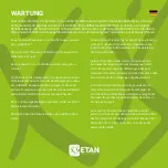 Предварительный просмотр 32 страницы Etan EPG08C Manual