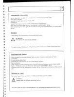 Предварительный просмотр 36 страницы ETAP 37 s Owner'S Manual