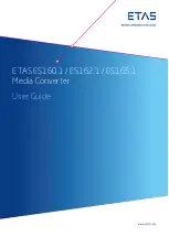 ETAS ES160.1 User Manual предпросмотр