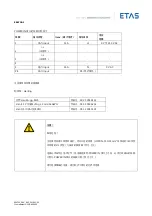 Предварительный просмотр 67 страницы ETAS ES4720.1 Manual