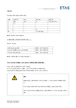Предварительный просмотр 75 страницы ETAS ES4720.1 Manual