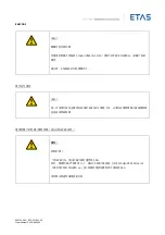 Предварительный просмотр 87 страницы ETAS ES4720.1 Manual