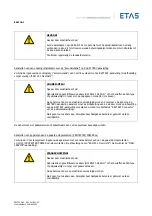 Предварительный просмотр 184 страницы ETAS ES4720.1 Manual