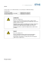 Предварительный просмотр 188 страницы ETAS ES4720.1 Manual