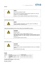 Предварительный просмотр 230 страницы ETAS ES4720.1 Manual