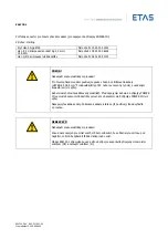 Предварительный просмотр 233 страницы ETAS ES4720.1 Manual