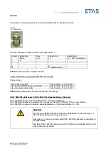 Предварительный просмотр 279 страницы ETAS ES4720.1 Manual