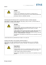 Предварительный просмотр 318 страницы ETAS ES4720.1 Manual