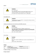 Preview for 364 page of ETAS ES4720.1 Manual