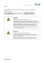 Предварительный просмотр 442 страницы ETAS ES4720.1 Manual