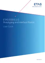 ETAS ES593.1-D User Manual предпросмотр