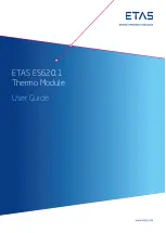 Preview for 1 page of ETAS ES600 Series User Manual