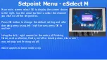 Preview for 3 page of Etatron ESELECT M Menu Manual