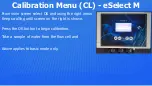 Preview for 7 page of Etatron ESELECT M Menu Manual