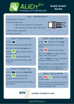 ETC ALiEn2 Quick Install Manual preview