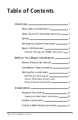 Preview for 3 page of ETC ArcSystem Navis 100 Installation Manual