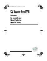 Предварительный просмотр 1 страницы ETC CE Source FourPAR User Manual