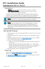Preview for 4 page of ETC ColorSource CYC Installation Manual