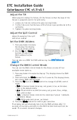 Preview for 5 page of ETC ColorSource CYC Installation Manual