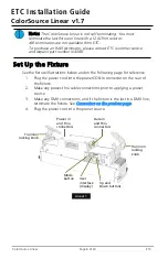 Preview for 6 page of ETC ColorSource Linear Installation Manual