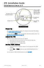 Preview for 7 page of ETC ColorSource Linear Installation Manual