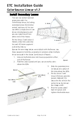 Preview for 15 page of ETC ColorSource Linear Installation Manual