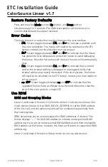 Preview for 16 page of ETC ColorSource Linear Installation Manual