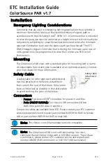 Preview for 5 page of ETC ColorSource PAR Installation Manual