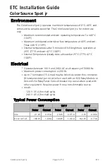 Preview for 3 page of ETC ColorSource Spot jr Installation Manual