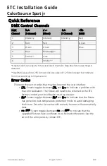 Preview for 12 page of ETC ColorSource Spot jr Installation Manual