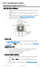 Preview for 6 page of ETC ColorSource Spot Pearl v1.7 Installation Manual