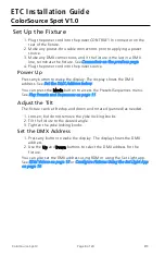 Preview for 6 page of ETC ColorSource Spot Installation Manual