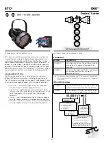 ETC Desire series General Information Manual preview