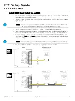 Предварительный просмотр 2 страницы ETC EBDK-SWITCH Setup Manual