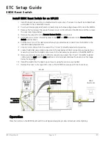 Предварительный просмотр 3 страницы ETC EBDK-SWITCH Setup Manual