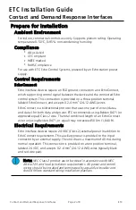 Предварительный просмотр 2 страницы ETC Echo Contact Input Installation Manual