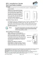 ETC Echo Control Series Installation Manual предпросмотр