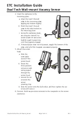 Предварительный просмотр 5 страницы ETC Echo Dual Tech Wall-mount Vacancy Sensor Installation Manual