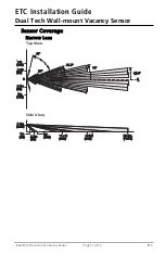 Предварительный просмотр 11 страницы ETC Echo Dual Tech Wall-mount Vacancy Sensor Installation Manual